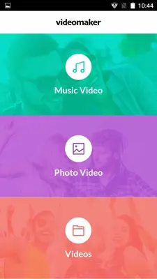 Music Video Maker android App screenshot 1